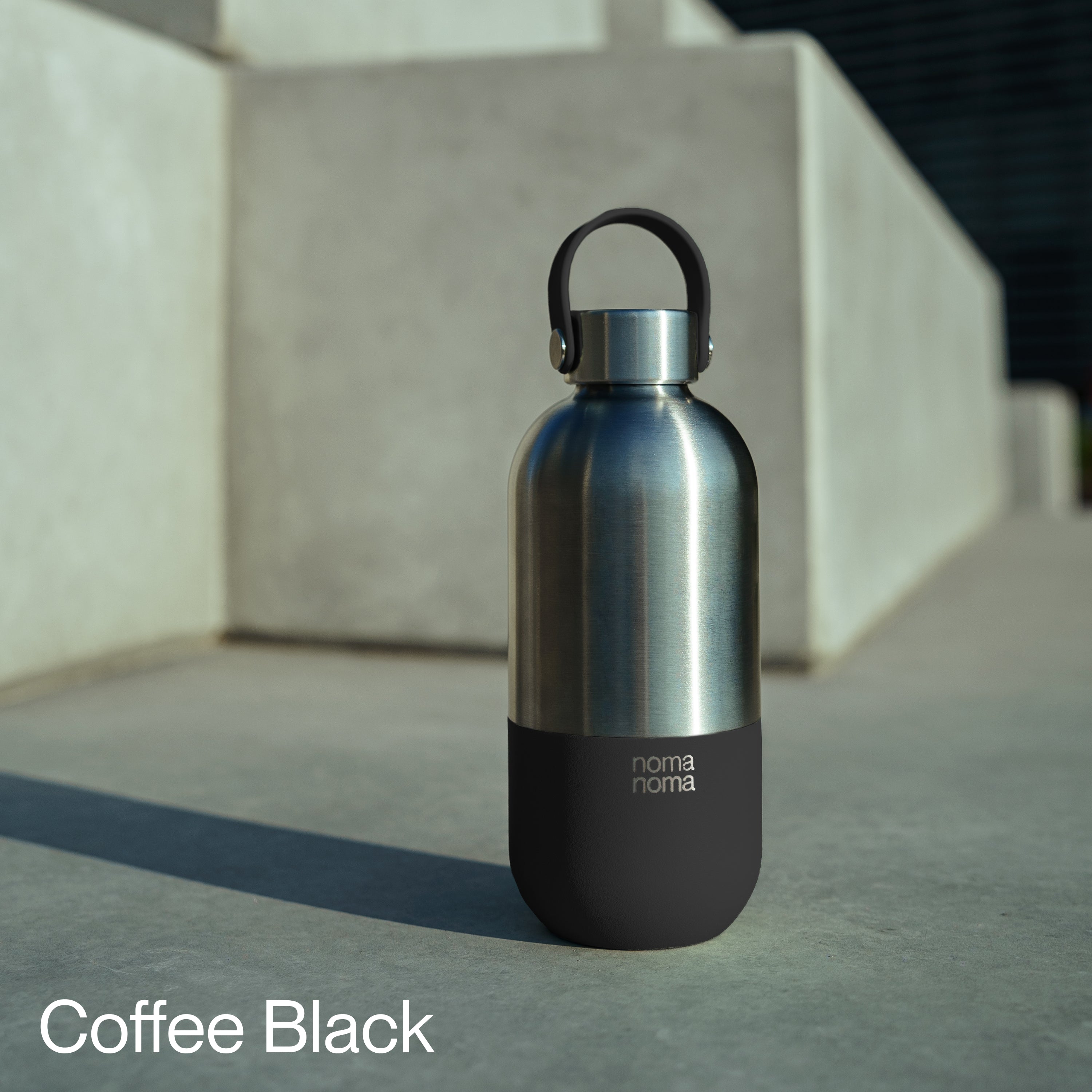 Θερμός από ανοξείδωτο ατσάλι 1000 ml – Χρώμα Coffee Black