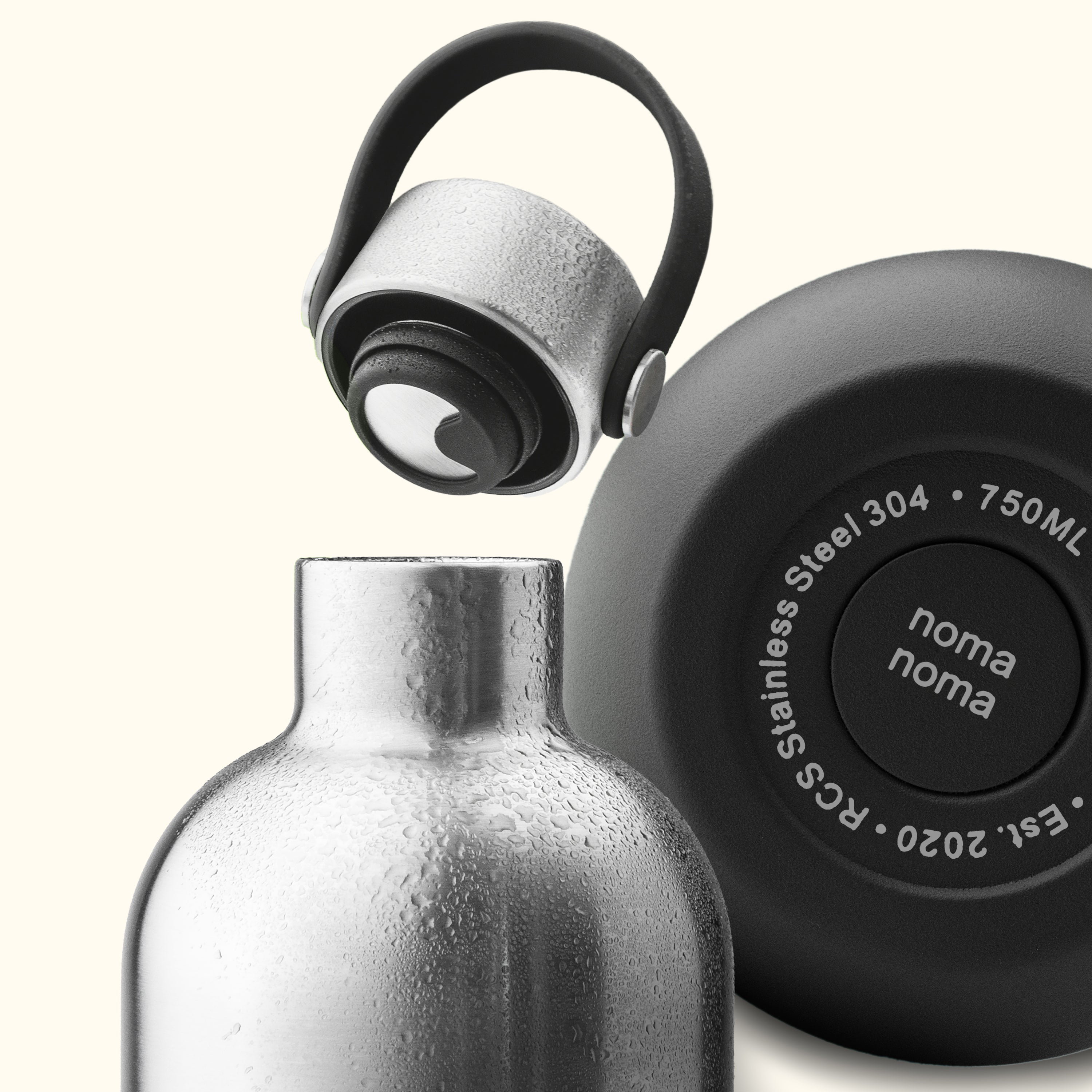 Θερμός από ανοξείδωτο ατσάλι 750ml Coffee Black