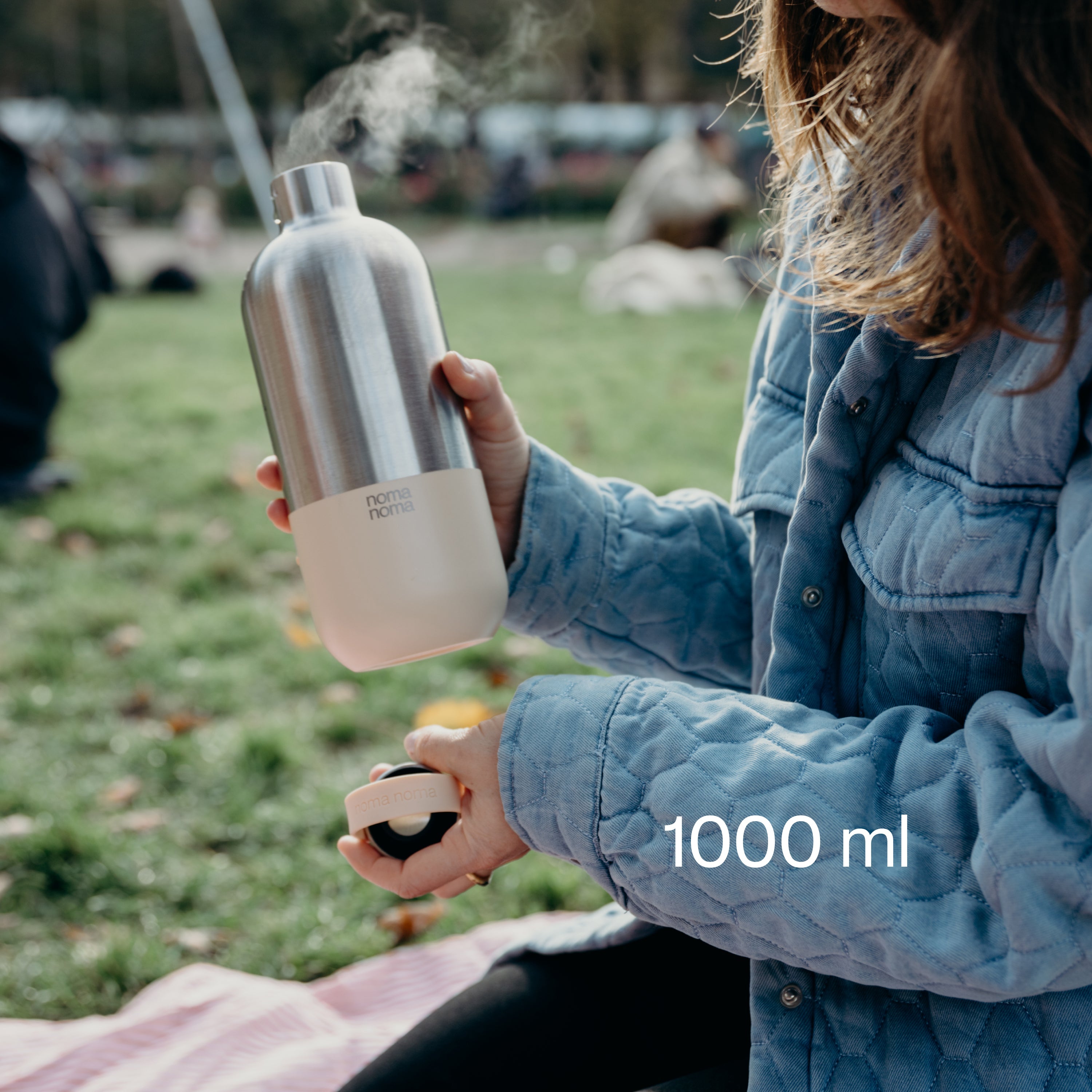 Θερμός από ανοξείδωτο ατσάλι 1000ml - Τιρκουάζ