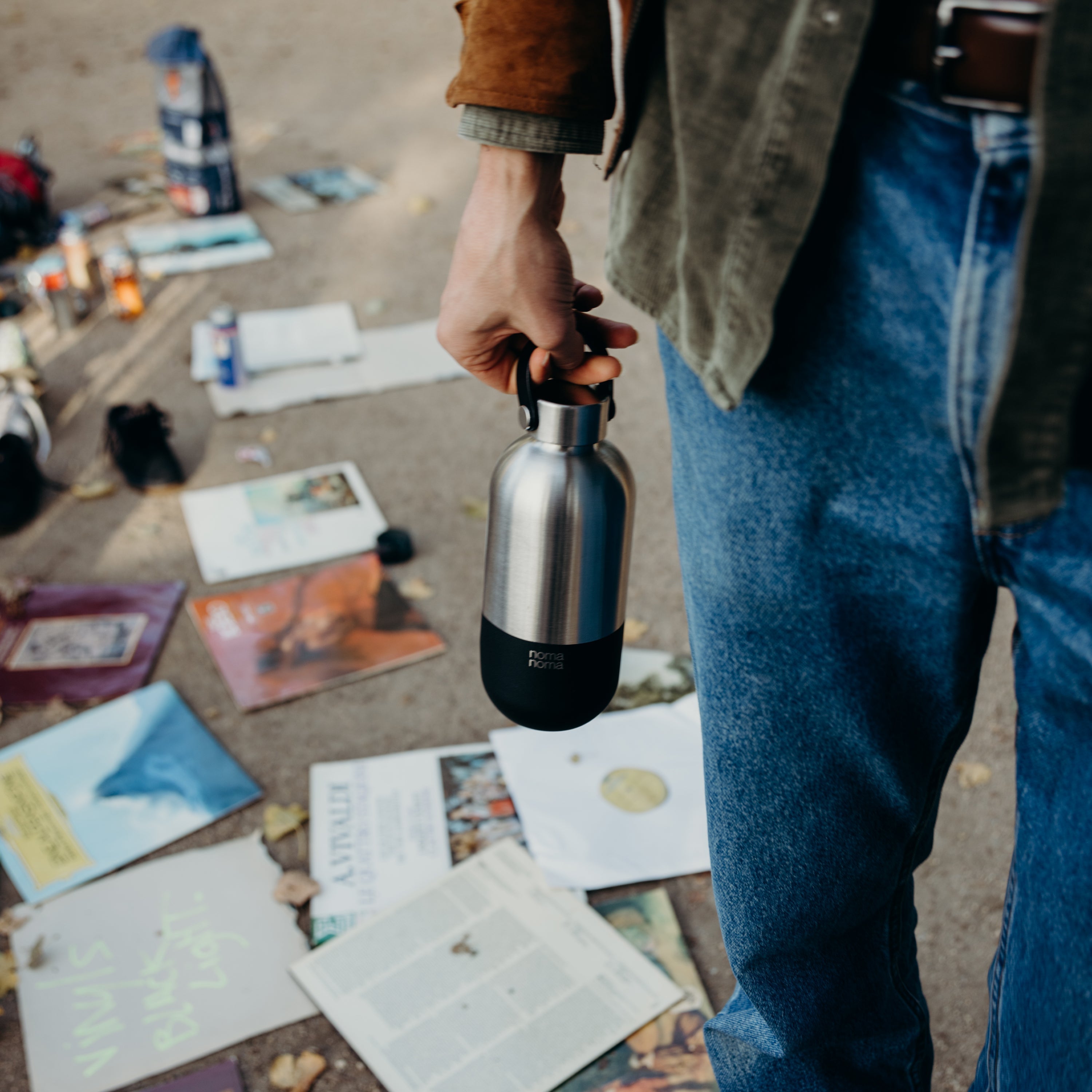 Θερμός από ανοξείδωτο ατσάλι 750ml Coffee Black